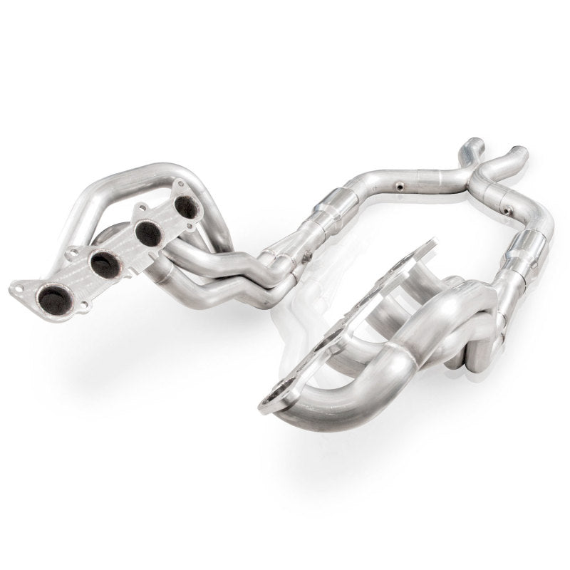 Load image into Gallery viewer, Stainless Power 2011-14 Mustang GT Headers 1-7/8in Primaries High-Flow Cats 3in X-Pipe
