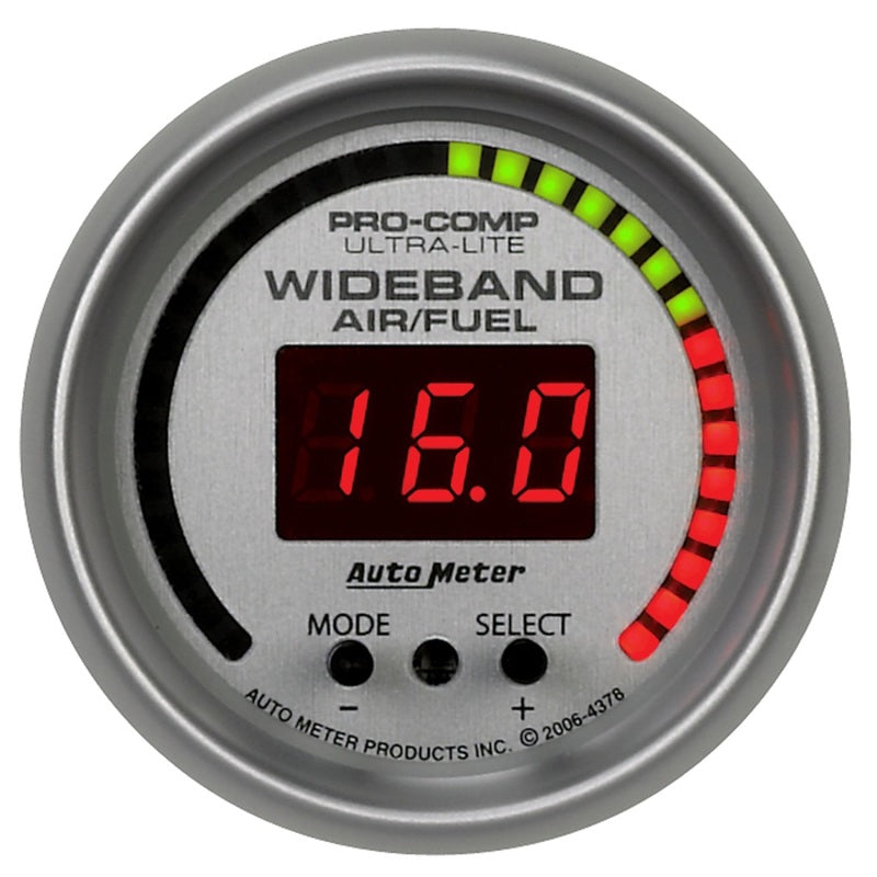 Load image into Gallery viewer, Autometer Ultra-Lite 52mm Wideband Air/Fuel Gauge
