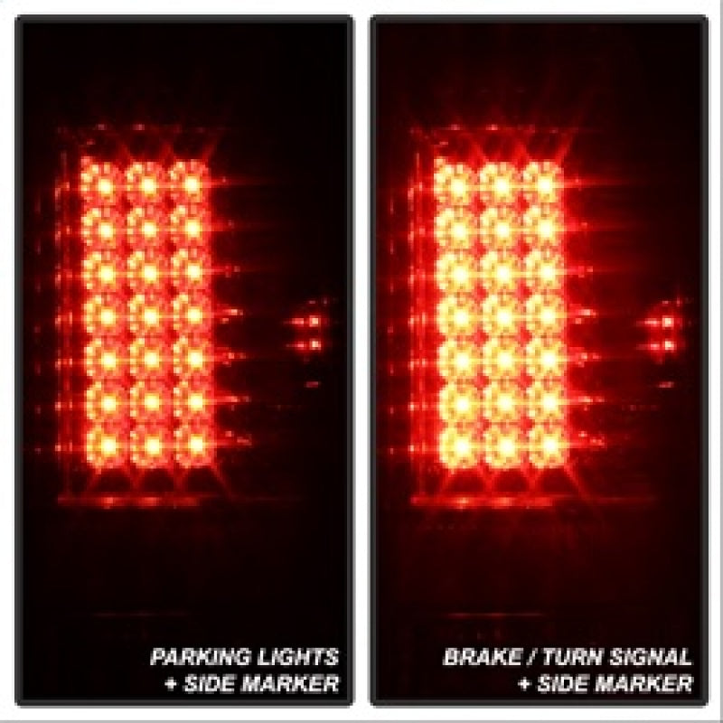 Load image into Gallery viewer, Spyder Ford F150 side 97-03/F250/350 Duty 99-07 LED Tail Lights Red Clear ALT-YD-FF15097-LED-RC
