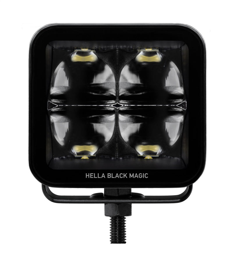 Load image into Gallery viewer, Hella Universal Black Magic 3.2in L.E.D. Cube Kit - Spot Beam
