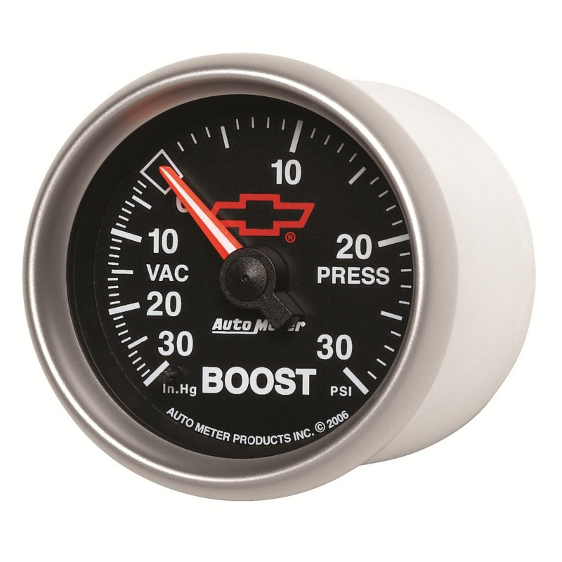 Load image into Gallery viewer, Autometer Sport-Comp II GM 52mm 30 PSI Mechanical Boost Vacuum Gauge
