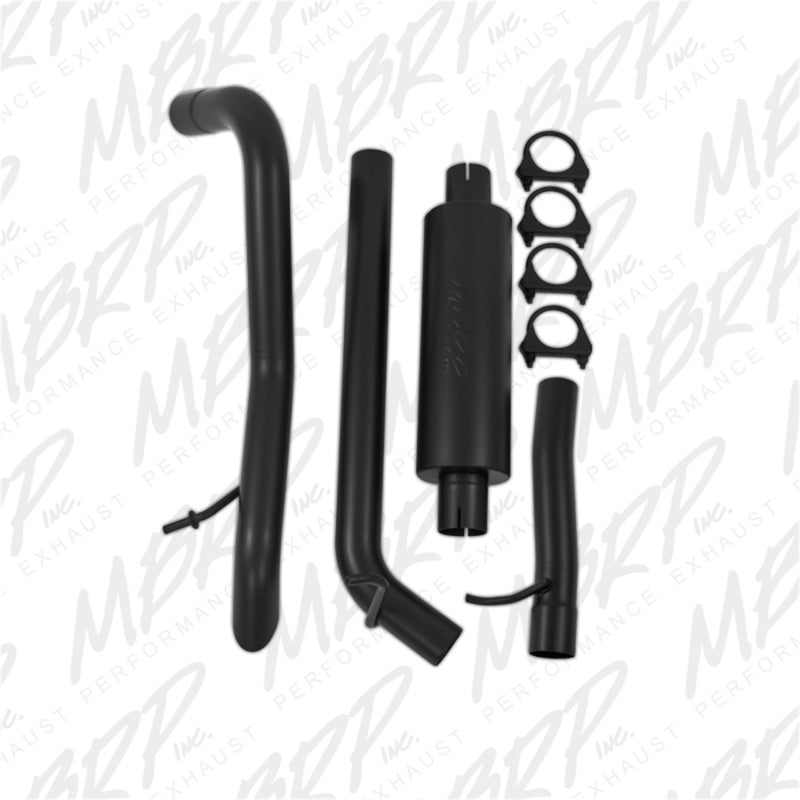 Load image into Gallery viewer, MBRP 2007-2009 Jeep Wrangler (JK) 3.8L V6 4 dr Off-Road Tail Pipe Muffler before Axle
