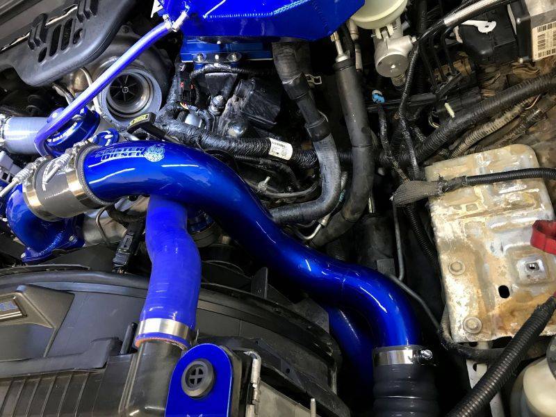 Load image into Gallery viewer, Sinister Diesel 03-07 Ford 6.0L Powerstroke Cold Side Charge Pipe
