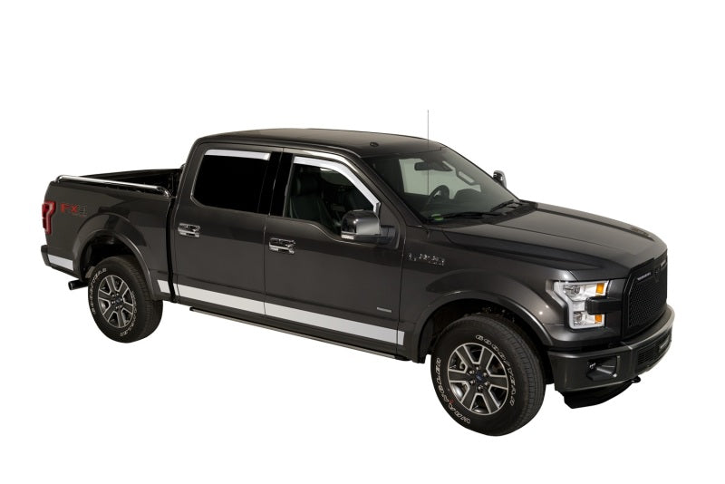 Load image into Gallery viewer, Putco 15-20 Ford F-150 Super Crew 6.5ft Short Box (4.25in Tall - 12pcs) SS Rocker Panels
