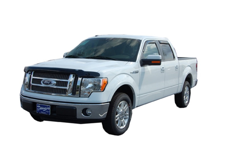 Load image into Gallery viewer, AVS 09-14 Ford F-150 (Excl. Raptor) Hoodflector Low Profile Hood Shield - Smoke
