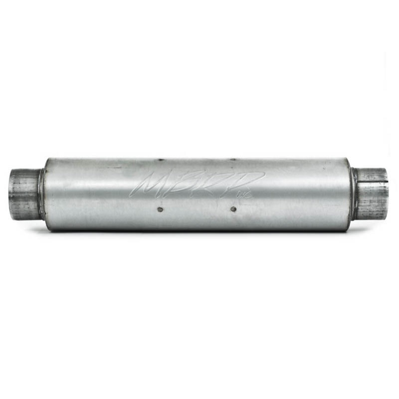 Load image into Gallery viewer, MBRP Universal Quiet Tone Muffler 4in Inlet/Outlet 24in Body 6in Dia 30in Overall Aluminum
