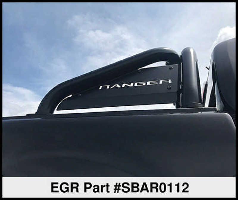 Load image into Gallery viewer, EGR 2019+ Ford Ranger Black Powder Coat S-Series Sports Bar (w/o Side Plates)
