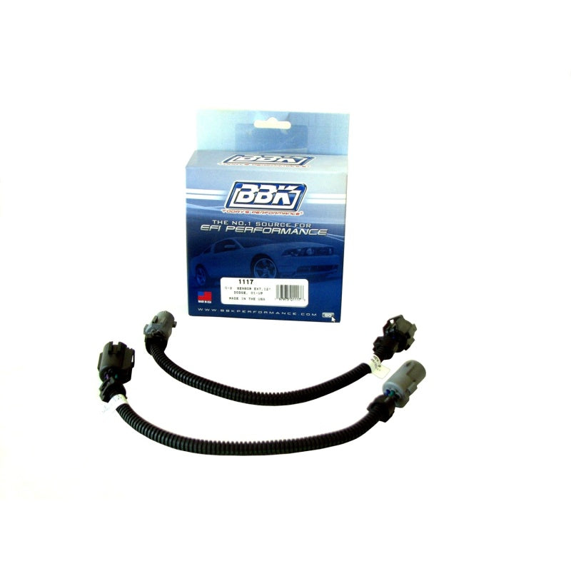 Load image into Gallery viewer, BBK 96-04 Dodge 4 Pin Round Style O2 Sensor Wire Harness Extensions 12 (pair)
