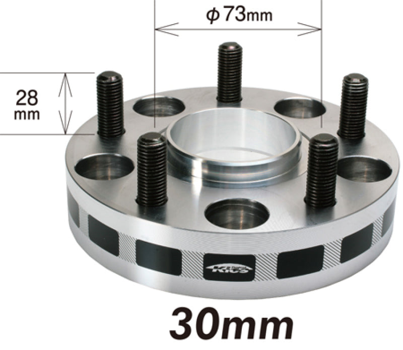 Load image into Gallery viewer, Project Kics 30mm Thick 12x1.25 5x139.7 4WD Wide Tread Spacers
