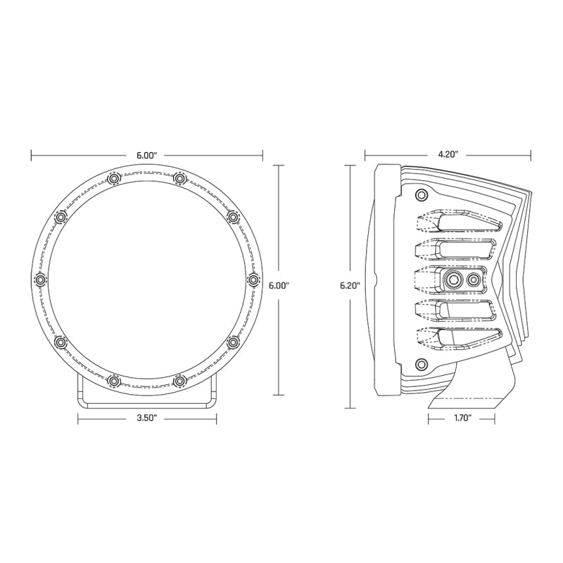 Load image into Gallery viewer, Rigid Industries 2022+ Toyota Tundra 6in. 360-Series A-Pillar Lighting Kit
