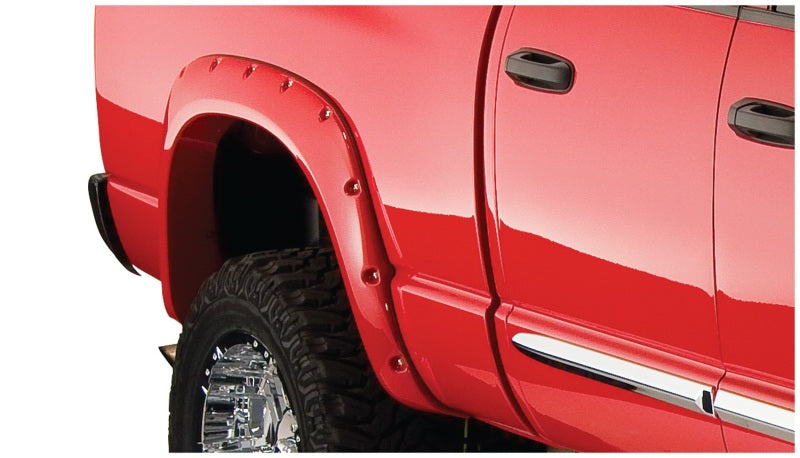 Load image into Gallery viewer, Bushwacker 02-08 Dodge Ram 1500 Fleetside Pocket Style Flares 2pc 75.9/76.3/97.9in Bed - Black
