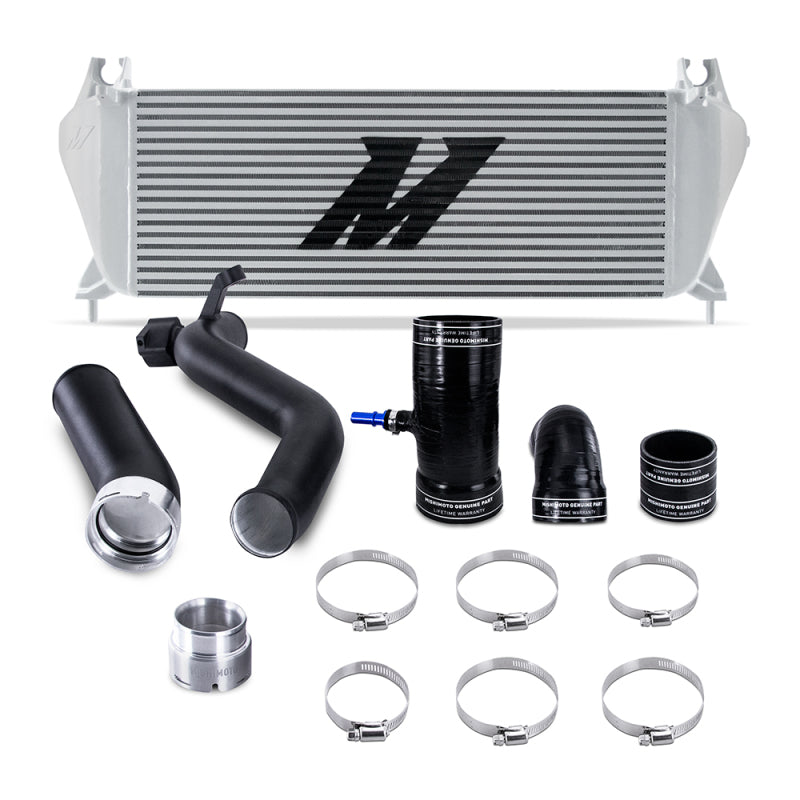 Load image into Gallery viewer, Mishimoto 19+ Ford Ranger 2.3L EcoBoost Intercooler Kit - Silver + MWBK Pipes
