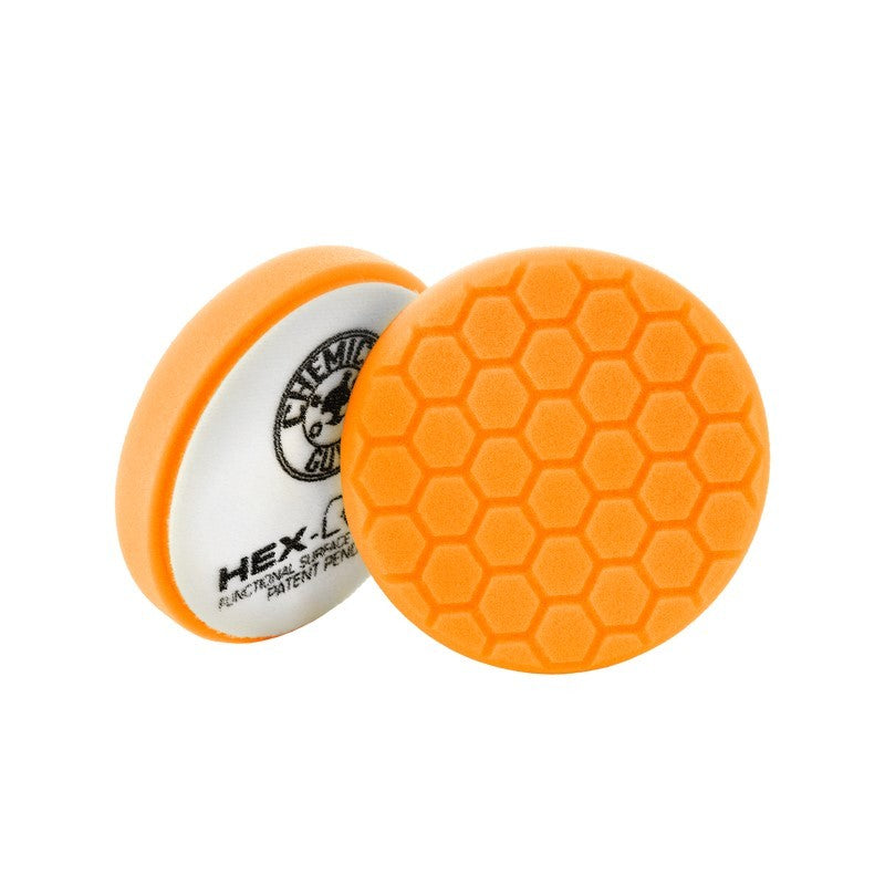 Load image into Gallery viewer, Chemical Guys Hex-Logic Self-Centered Medium-Heavy Cutting Pad - Orange - 4in
