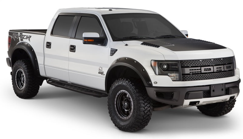 Load image into Gallery viewer, Bushwacker 10-14 Ford F-150 SVT Raptor Pocket Style Flares 4pc - Black
