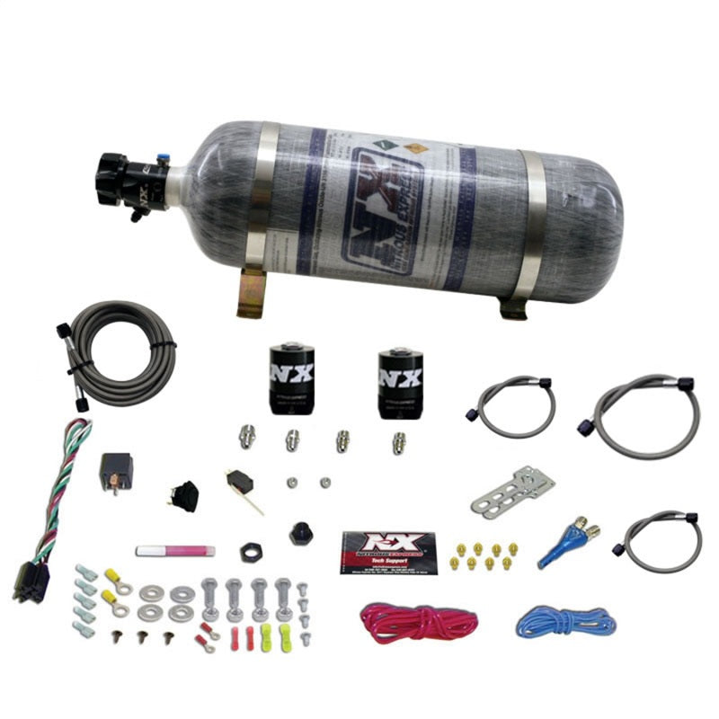 Load image into Gallery viewer, Nitrous Express Dodge EFI Race Single Nozzle Nitrous Kit (100-250HP) w/Composite Bottle
