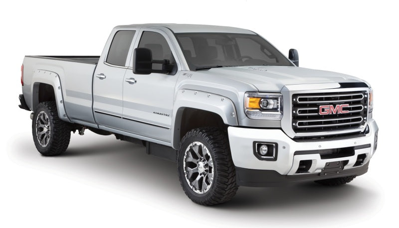 Load image into Gallery viewer, Bushwacker 15-18 GMC Sierra 2500 HD Pocket Style Flares 4pc 78.8/97.6in Bed - Black
