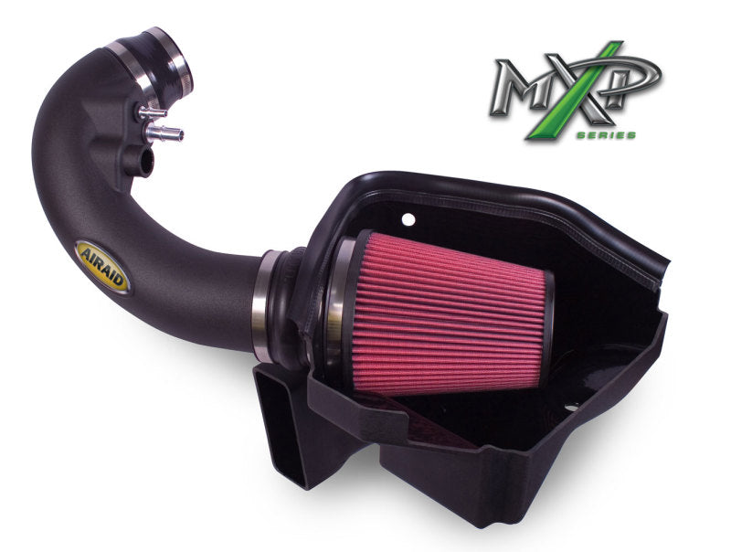 Load image into Gallery viewer, Airaid 11-14 Ford Mustang GT 5.0L Race Only (No MVT) MXP Intake System w/ Tube (Oiled / Red Media)
