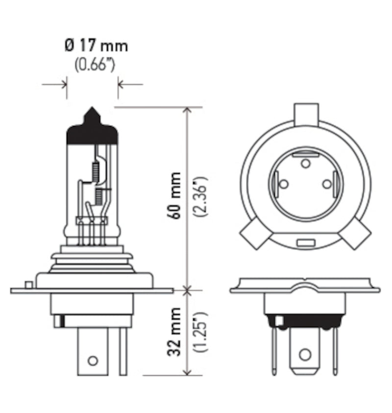 Load image into Gallery viewer, Hella Bulb 9003/Hb2 12V 60/55W P43T T46
