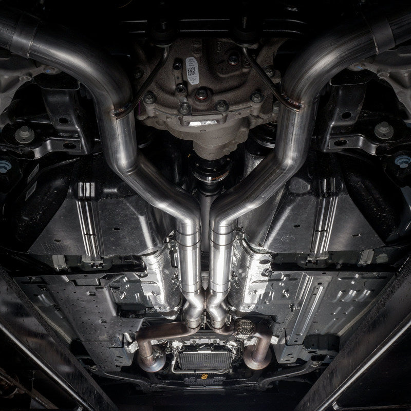 Load image into Gallery viewer, Stainless Works 18+ Ford Mustang GT Redline Cat-Back Performance Connect X-Pipe w/ Active Valves
