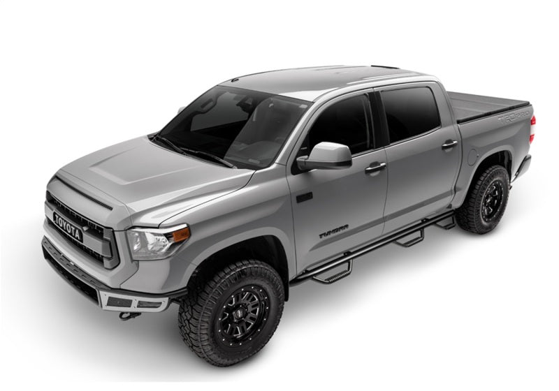 Load image into Gallery viewer, N-Fab Nerf Step 01-06 Chevy-GMC 1500/2500/3500 Crew Cab 8ft Bed - Tex. Black - Bed Access - 3in
