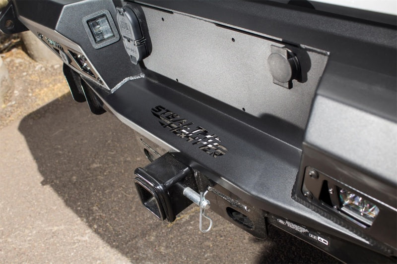 Load image into Gallery viewer, Addictive Desert Designs 17-18 Ford F-250 Raptor Stealth Fighter Rear Bumper w/ Backup Sensor Cutout
