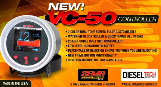 Snow Performance Chevy/GMC Stg 2 Boost Cooler Water Injection Kit (SS Braided Line 4AN Fittings)