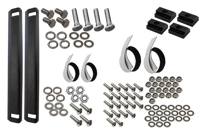 Load image into Gallery viewer, Fishbone Offroad Jeep Storage/Bed Rack Tie Down Kit Stainless Steel
