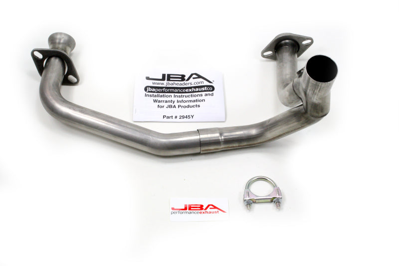 Load image into Gallery viewer, JBA 96-99 Dodge Dakota/Durango 5.2L/5.9L A/T 409SS Emissions Legal Mid Pipes
