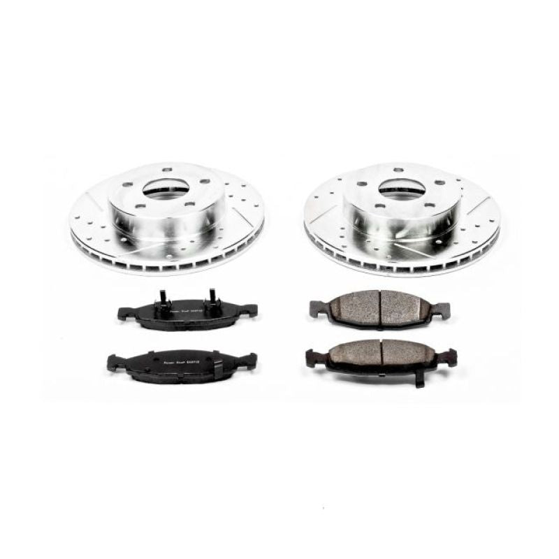 Load image into Gallery viewer, Power Stop 99-02 Jeep Grand Cherokee Front Z23 Evolution Sport Brake Kit
