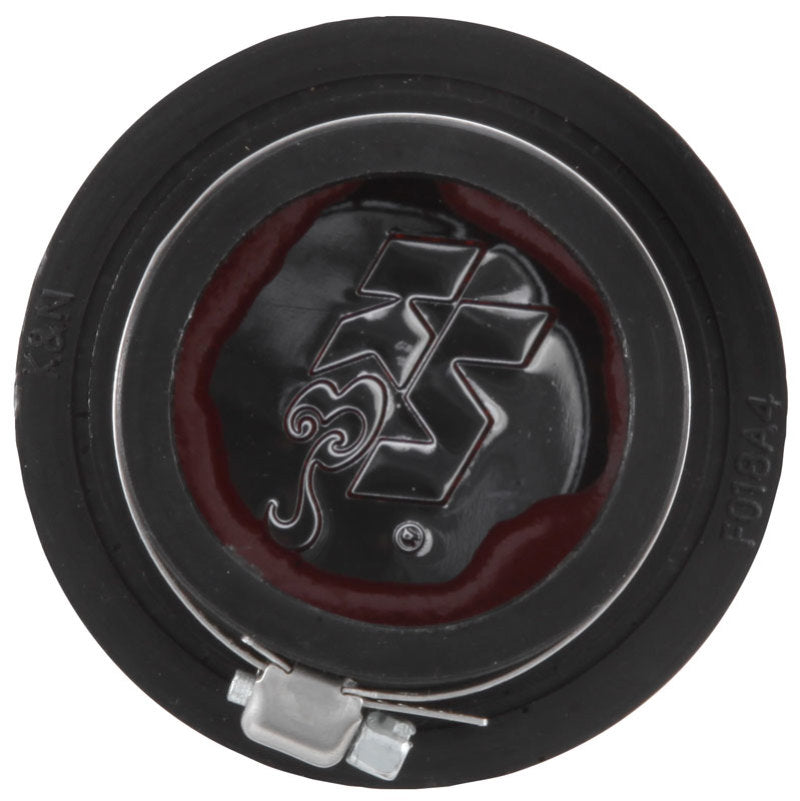 Load image into Gallery viewer, K&amp;N 1.75in Flange ID x 3in OD x 2.5in H Chrome Finish Rubber Base Crankcase Vent Filter
