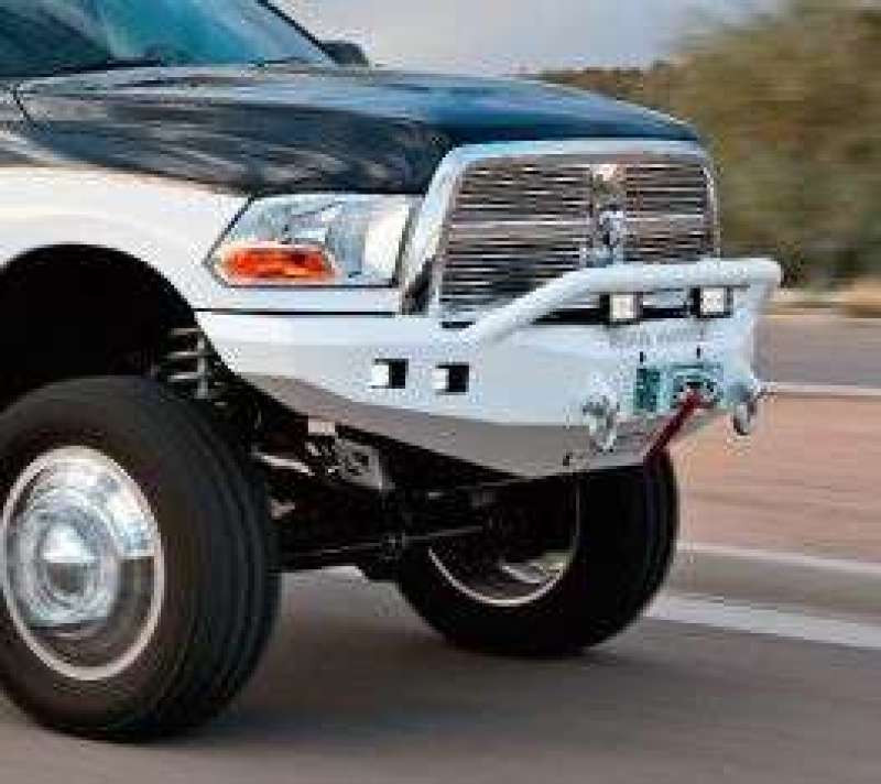 Load image into Gallery viewer, Road Armor 10-18 Ram 2500 Stealth Front Winch Bumper w/Pre-Runner Guard - Tex Blk
