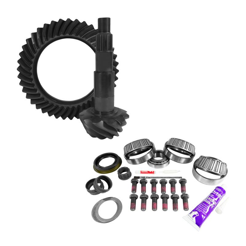 Load image into Gallery viewer, Yukon Gear 11.5in AAM 3.73 Rear Ring &amp; Pinion Install Kit 4.125in OD Pinion Bearing
