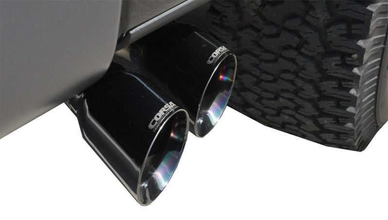 Load image into Gallery viewer, Corsa 2011-2014 Ford F-150 Raptor 6.2L V8 133in Wheelbase Black Xtreme Cat-Back Exhaust
