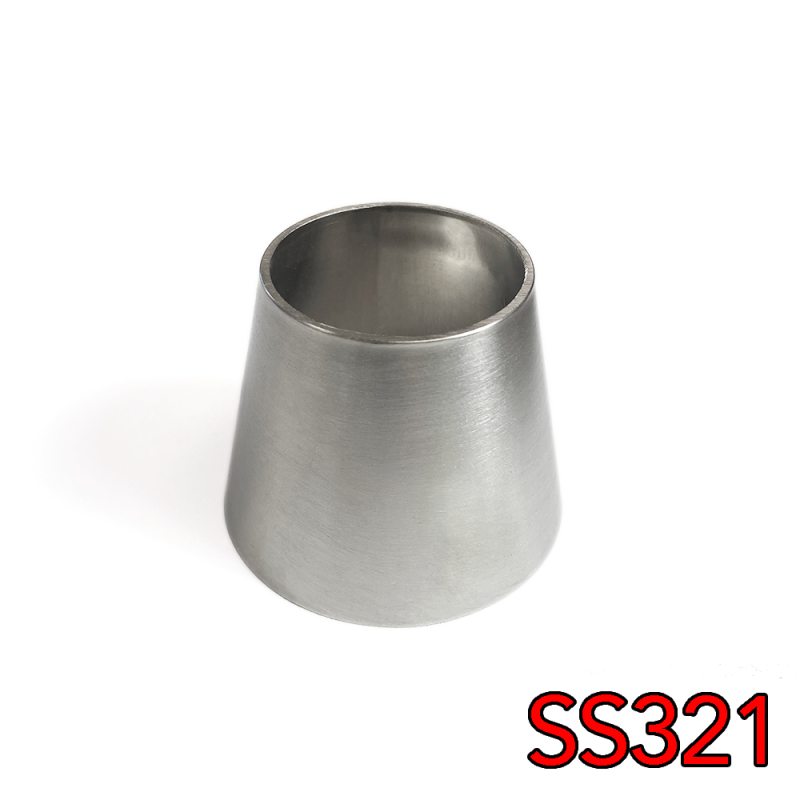 Load image into Gallery viewer, Stainless Bros 2in to 3in SS321 Transition Reducer 2.375in Overall Length - 16GA/.065in Wall
