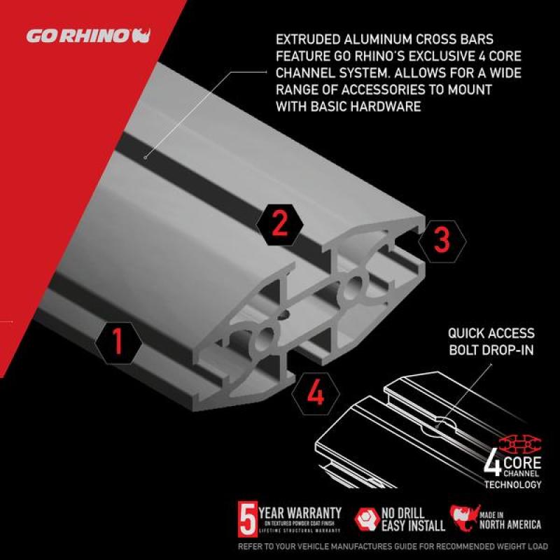 Load image into Gallery viewer, Go Rhino SRM 500 Roof Rack - 65in
