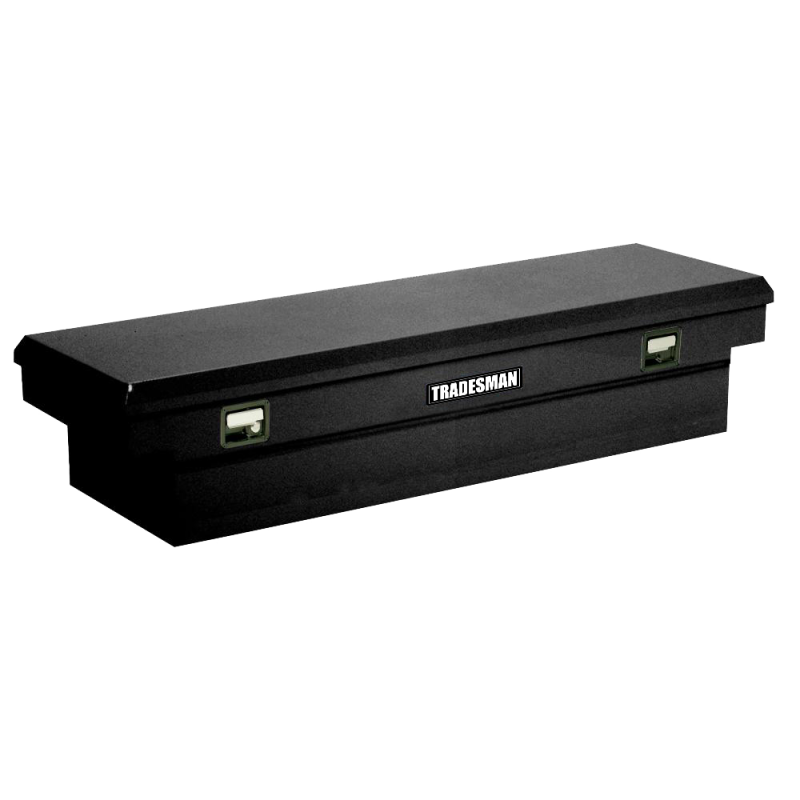 Load image into Gallery viewer, Tradesman Steel Cross Bed Truck Tool Box (70in/Front Opening.) - Black
