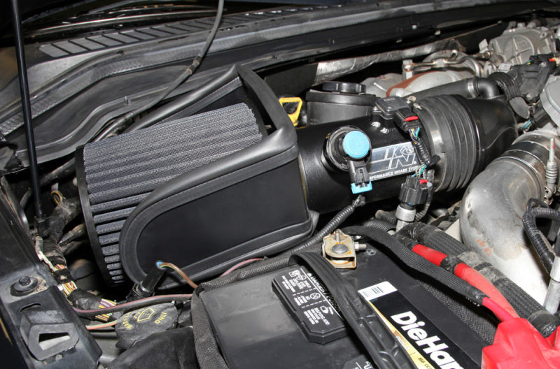 Load image into Gallery viewer, K&amp;N 08-10 Ford F250/F350/F450/F550 Super Duty 6.4L V8 DSL Black Performance Intake Kit
