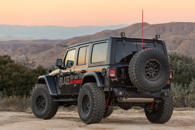 Load image into Gallery viewer, Go Rhino 18-20 Jeep Wrangler JL/JLU Rockline Rear Stubby Bumper
