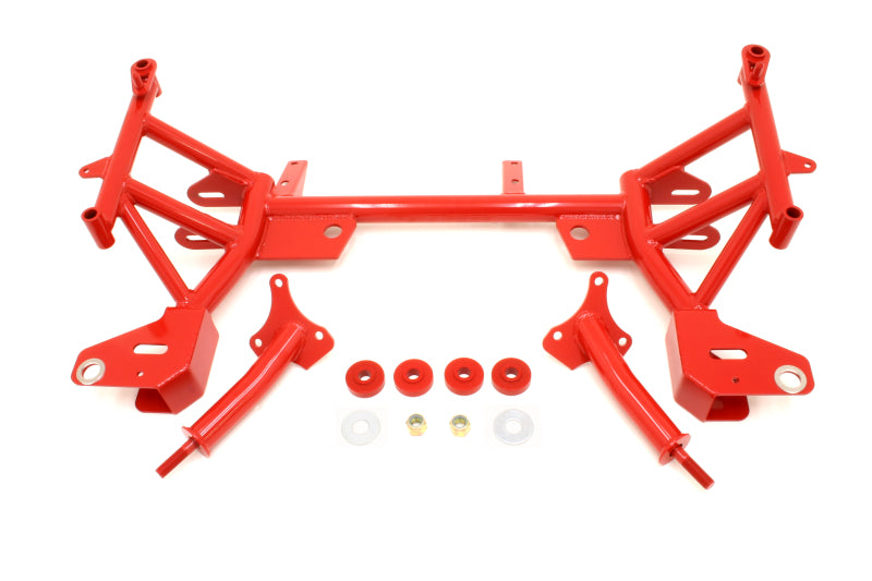 Load image into Gallery viewer, BMR 93-02 F-Body K-Member w/ SBC/BBC Motor Mounts and Pinto Rack Mounts - Red
