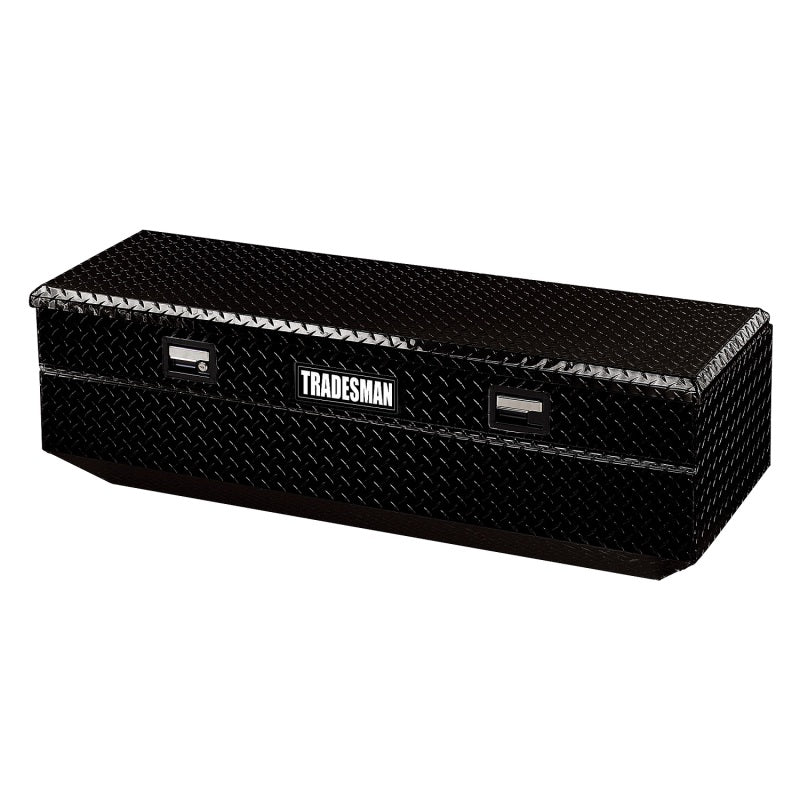 Load image into Gallery viewer, Tradesman Aluminum Flush Mount Truck Tool Box (56in.) - Black
