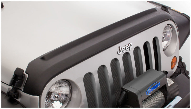 Load image into Gallery viewer, Bushwacker 07-18 Jeep Wrangler (JK) / (JK) Unlimited Trail Armor Hood Guard - Black
