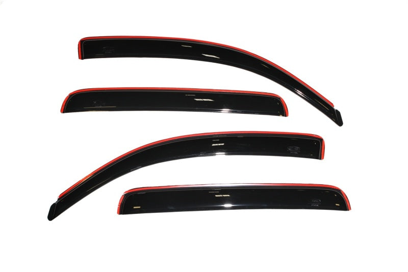 Load image into Gallery viewer, AVS 05-15 Toyota Tacoma Double Cab Ventvisor In-Channel Front &amp; Rear Window Deflectors 4pc - Smoke
