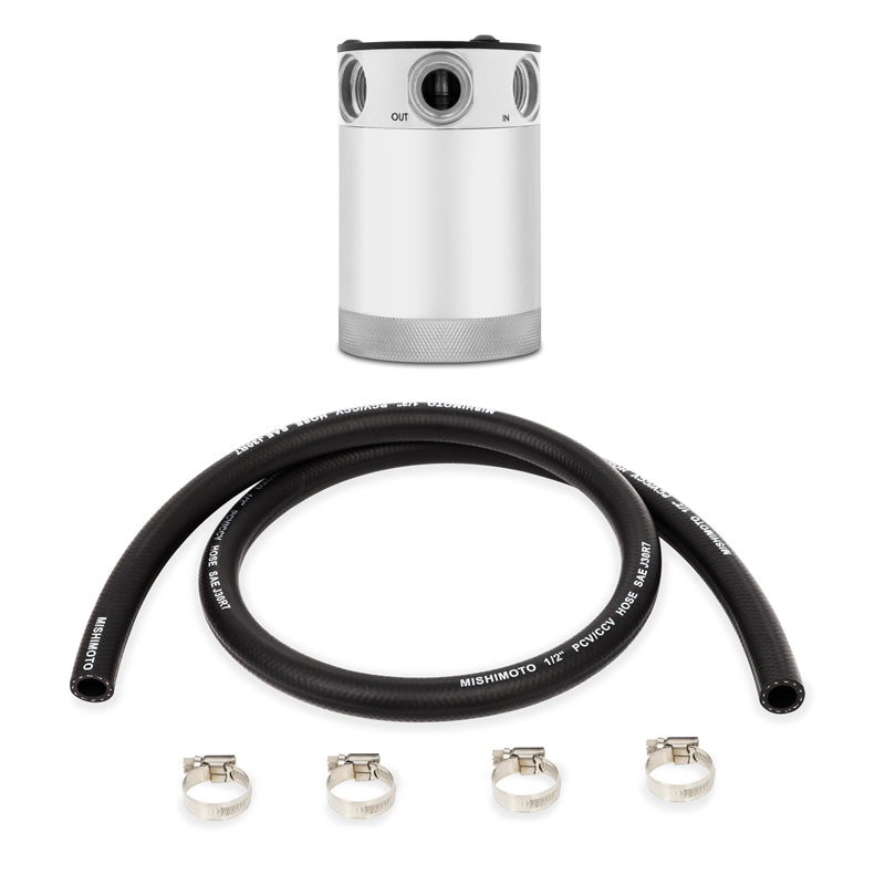 Load image into Gallery viewer, Mishimoto Compact Baffled Oil Catch Can - 3-Port - Polished
