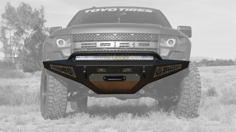 Load image into Gallery viewer, Addictive Desert Designs 10-14 Ford F-150 Raptor HoneyBadger Front Bumper w/ Winch Mount
