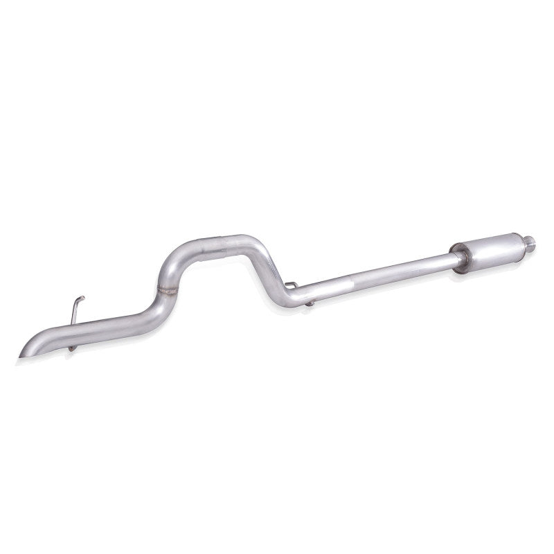 Load image into Gallery viewer, Stainless Works 2018+ Jeep Wrangler JL 304SS Factory Connect 2.5in Cat Back Dump Exhaust System
