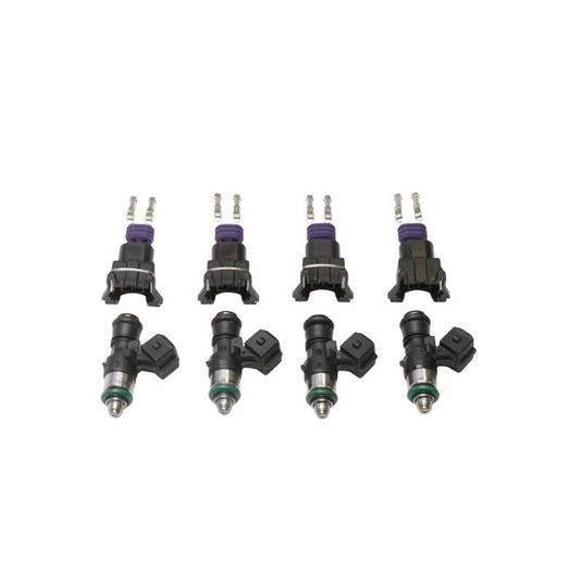 DeatschWerks Set of 4 1500cc/min For The Fitech/Holley Sniper TBI Units