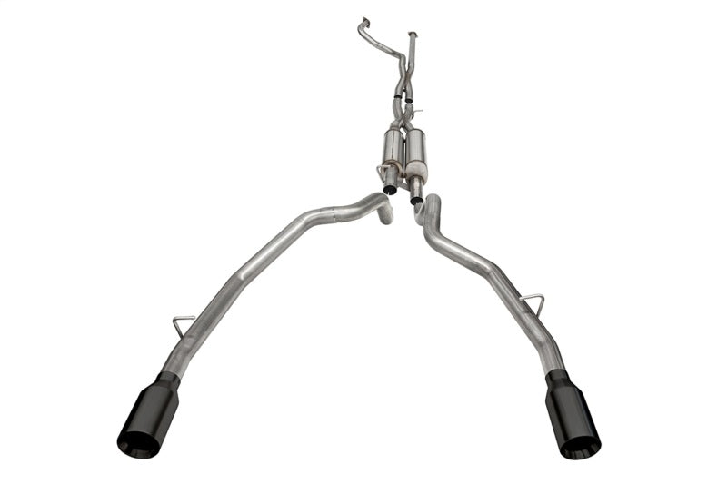 Load image into Gallery viewer, Corsa 2021-2024 Dodge Ram TRX Crew Cab Xtreme Catback Exhaust Dual Rear Black Tip
