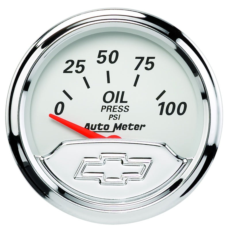 Load image into Gallery viewer, Autometer Arctic White GM 5 Pc Kit Box w/ Mech Speedo, Elec Oil Press, Water Temp, Volt, Fuel Level
