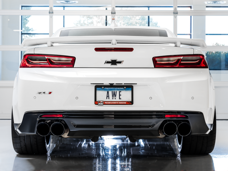 Load image into Gallery viewer, AWE Tuning 16-19 Chevrolet Camaro SS Axle-Back Exhaust - Touring Edition (Quad Diamond Black Tips)
