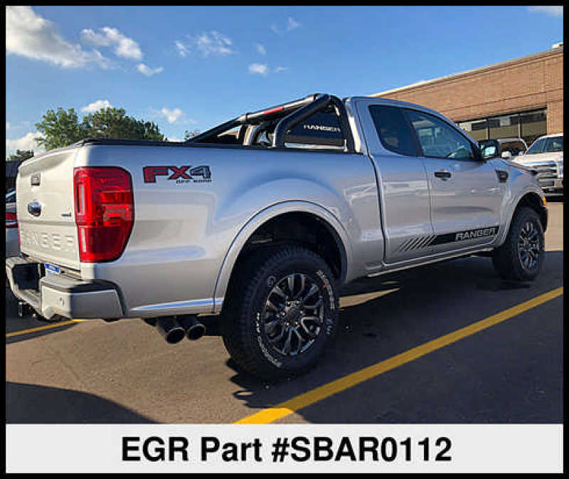 Load image into Gallery viewer, EGR 2019+ Ford Ranger Black Powder Coat S-Series Sports Bar (w/o Side Plates)
